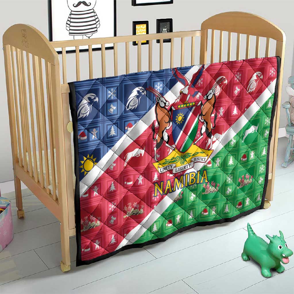 Afro Namibia Quilt Coat Of Arms Christmas Style LT15