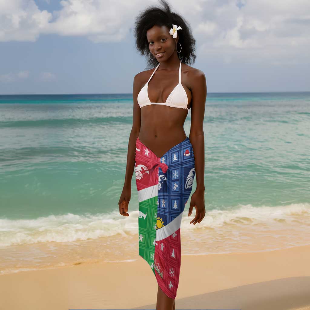 Afro Namibia Sarong Coat Of Arms Christmas Style LT15