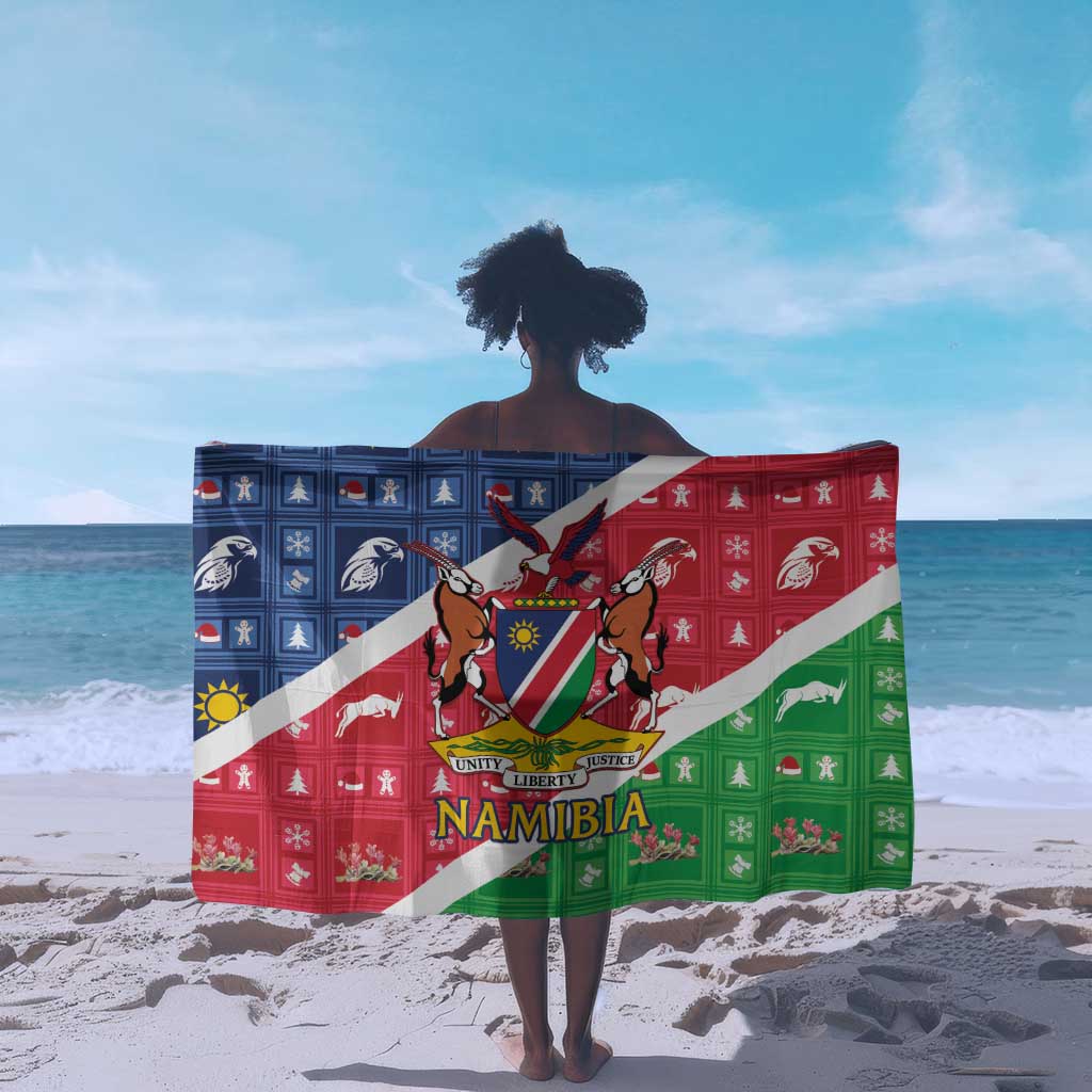 Afro Namibia Sarong Coat Of Arms Christmas Style LT15