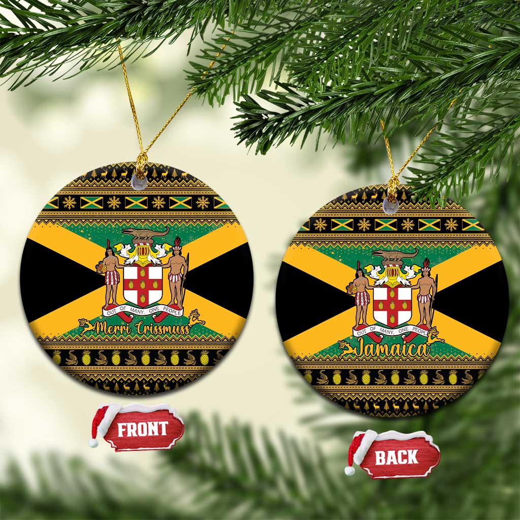 Jamaica Christmas Ceramic Ornament Coat Of Arms Merri Crissmuss LT15