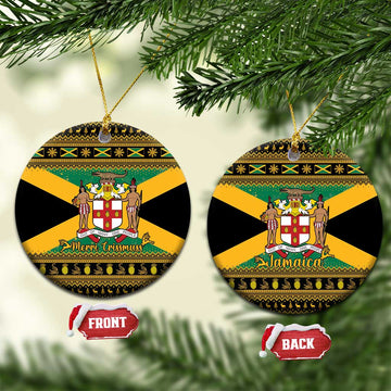 Jamaica Christmas Ceramic Ornament Coat Of Arms Merri Crissmuss LT15