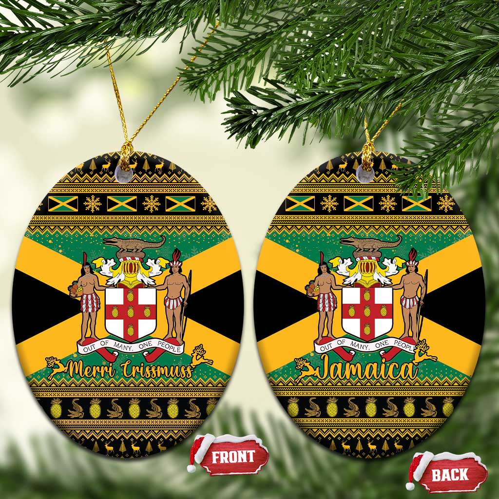 Jamaica Christmas Ceramic Ornament Coat Of Arms Merri Crissmuss LT15