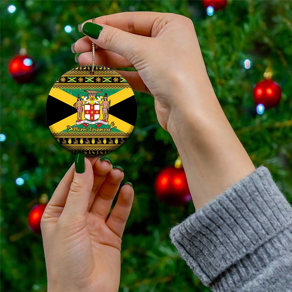 Jamaica Christmas Ceramic Ornament Coat Of Arms Merri Crissmuss LT15