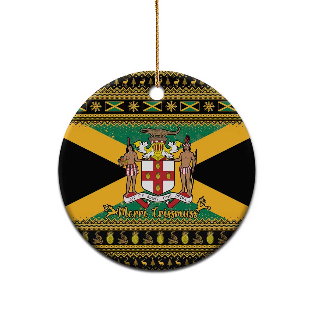 Jamaica Christmas Ceramic Ornament Coat Of Arms Merri Crissmuss LT15