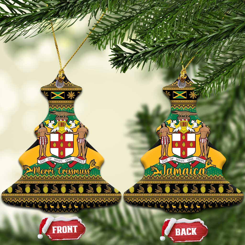 Jamaica Christmas Ceramic Ornament Coat Of Arms Merri Crissmuss LT15