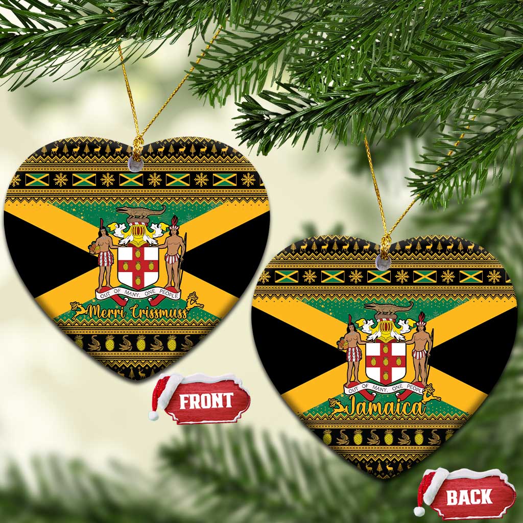 Jamaica Christmas Ceramic Ornament Coat Of Arms Merri Crissmuss LT15
