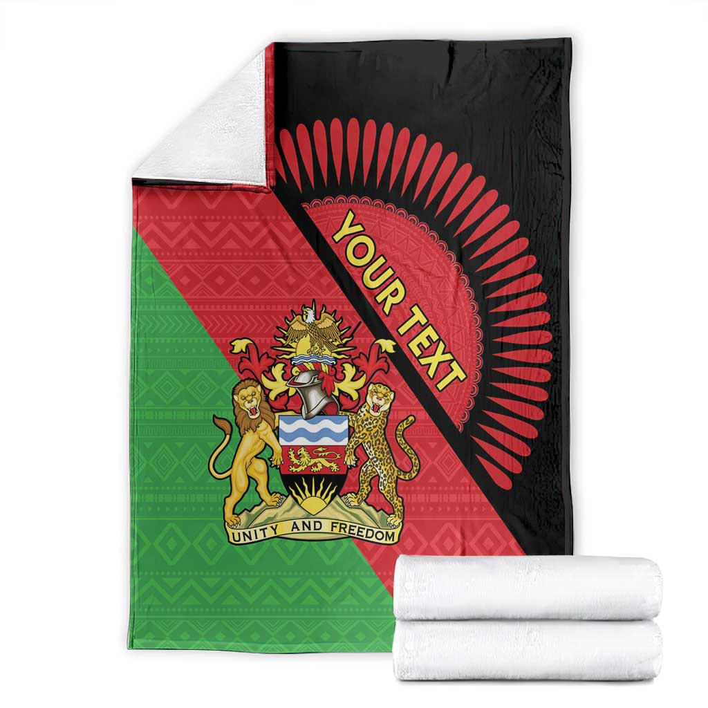 Personalized Afro Malawi Blanket Coat Of Arms - Southeastern Africa Pattern LT15