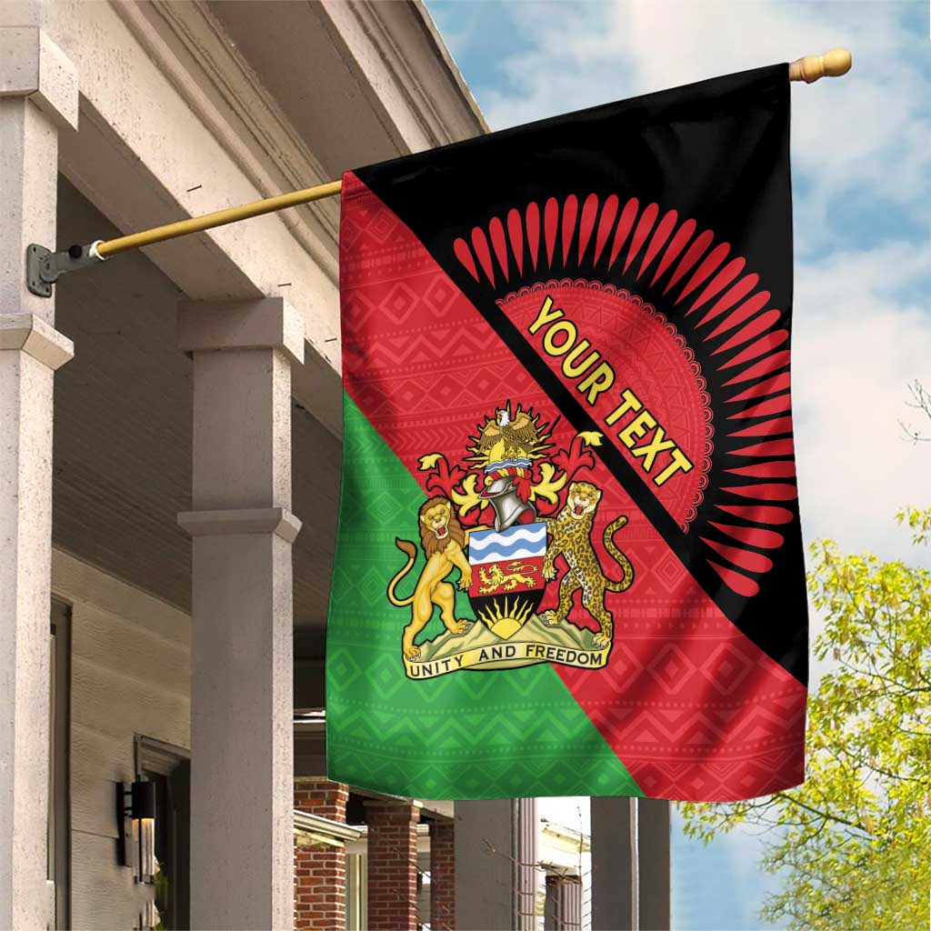 Personalized Afro Malawi Garden Flag Coat Of Arms - Southeastern Africa Pattern LT15