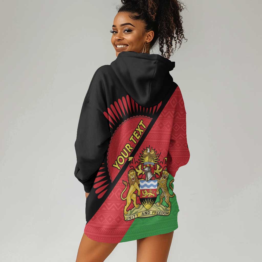 Personalized Afro Malawi Hoodie Dress Coat Of Arms - Southeastern Africa Pattern LT15