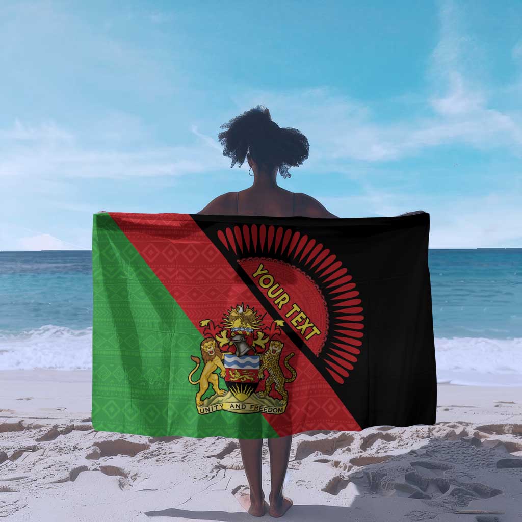 Personalized Afro Malawi Sarong Coat Of Arms - Southeastern Africa Pattern LT15