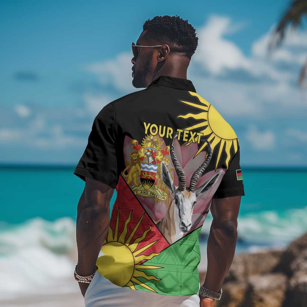 Personalized Africa Malawi Hawaiian Shirt Thomsons Gazelle With Lotus LT15