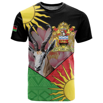 Personalized Africa Malawi T shirt Thomsons Gazelle With Lotus LT15