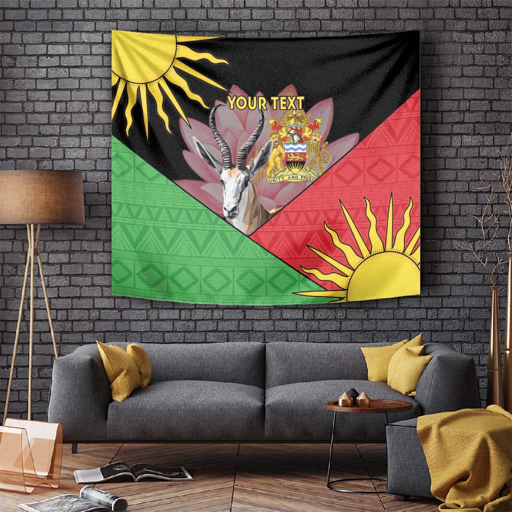 Personalized Africa Malawi Tapestry Thomsons Gazelle With Lotus LT15