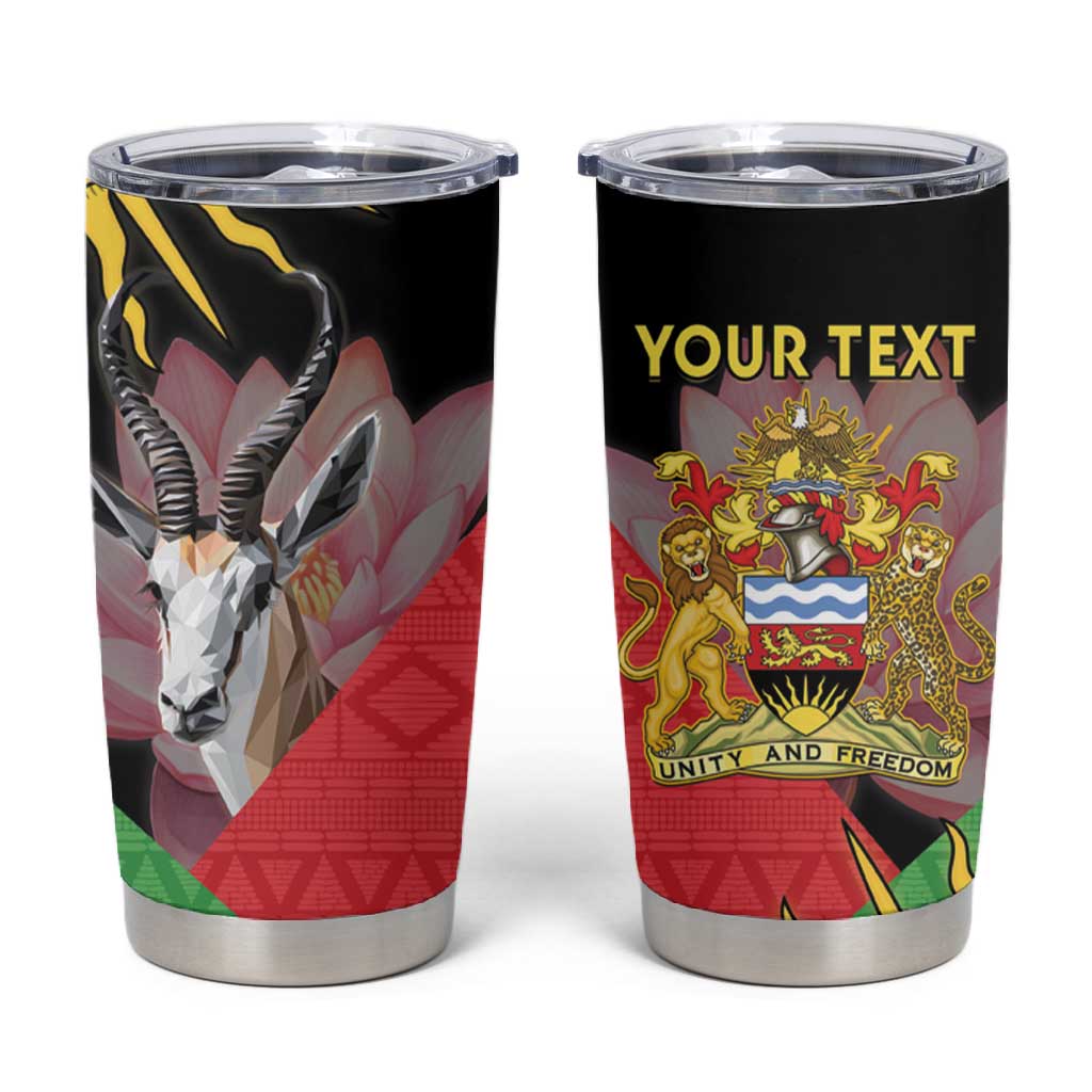 Personalized Africa Malawi Tumbler Cup Thomsons Gazelle With Lotus LT15