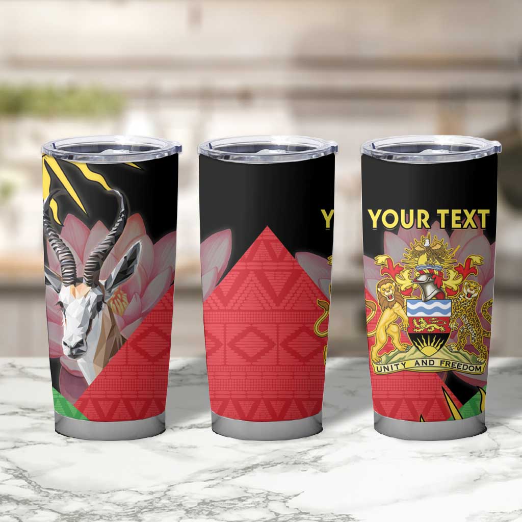 Personalized Africa Malawi Tumbler Cup Thomsons Gazelle With Lotus LT15