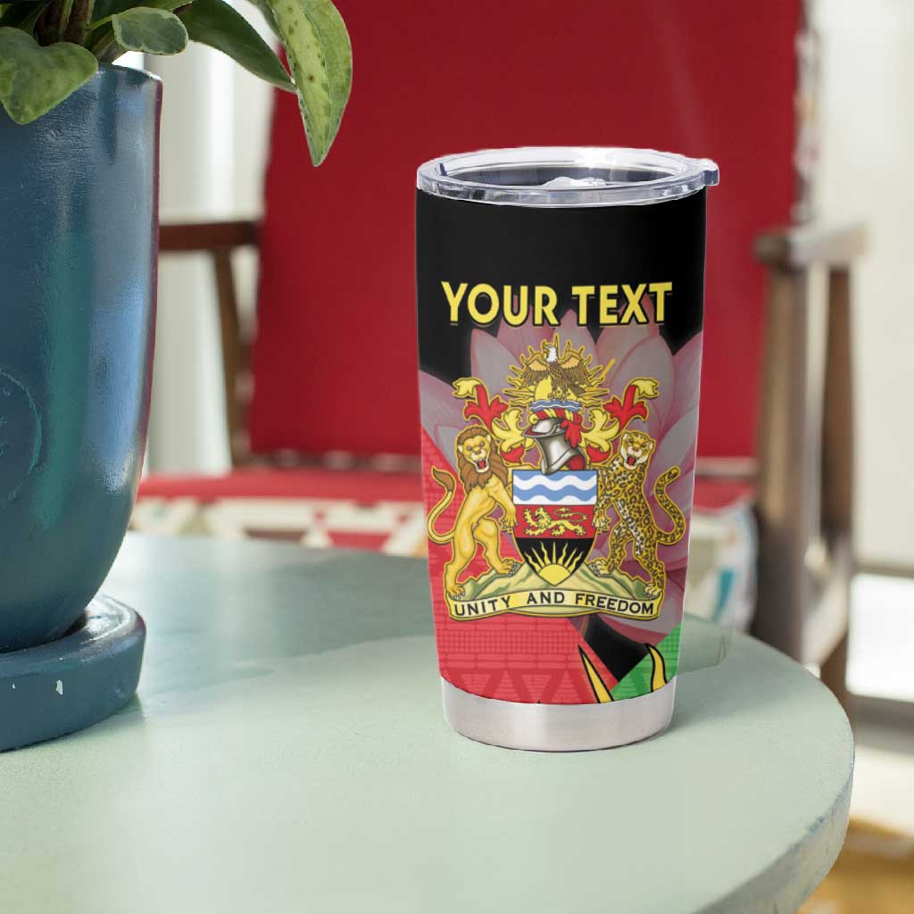 Personalized Africa Malawi Tumbler Cup Thomsons Gazelle With Lotus LT15