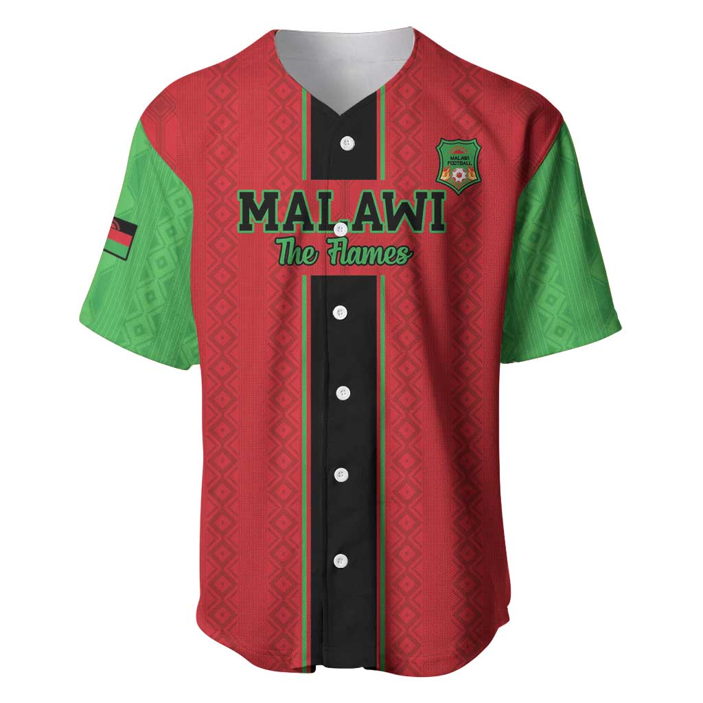 Custom Afro Malawi Football Baseball Jersey Go Champions - African Pattern LT15