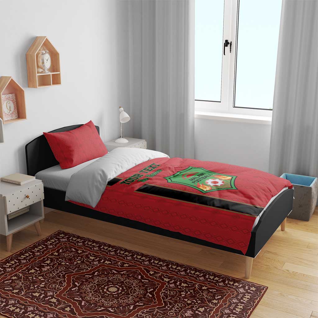 Custom Afro Malawi Football Bedding Set Go Champions - African Pattern LT15