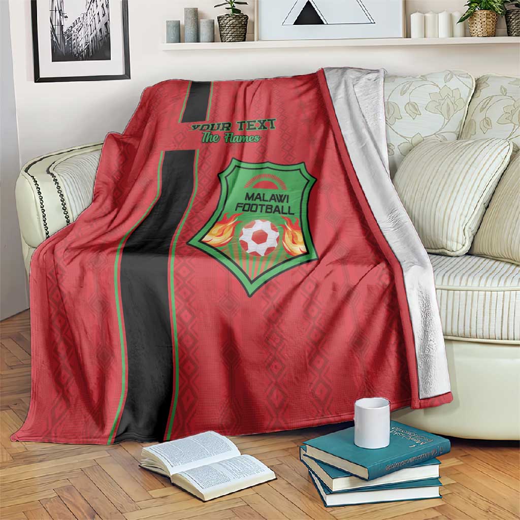 Custom Afro Malawi Football Blanket Go Champions - African Pattern LT15
