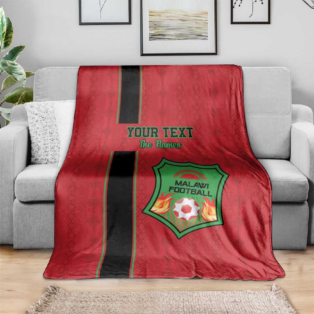 Custom Afro Malawi Football Blanket Go Champions - African Pattern LT15