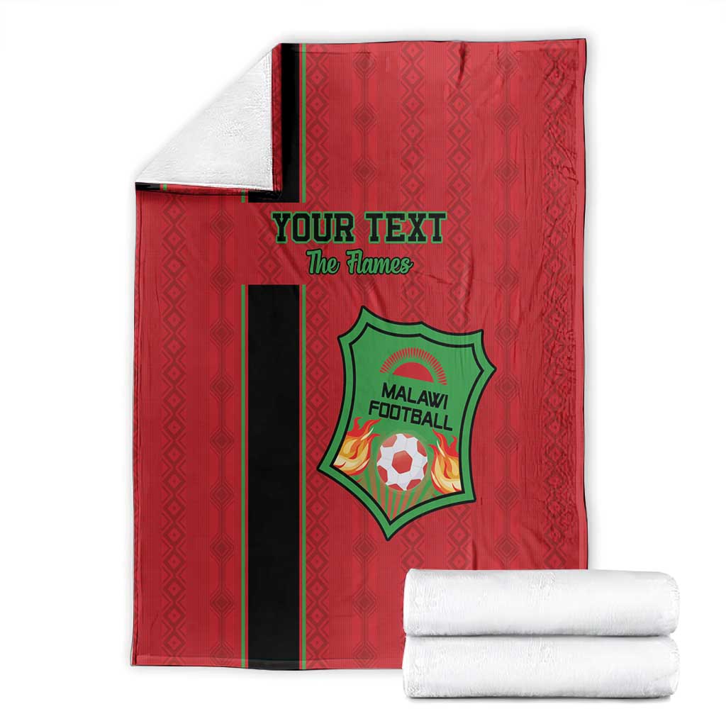 Custom Afro Malawi Football Blanket Go Champions - African Pattern LT15
