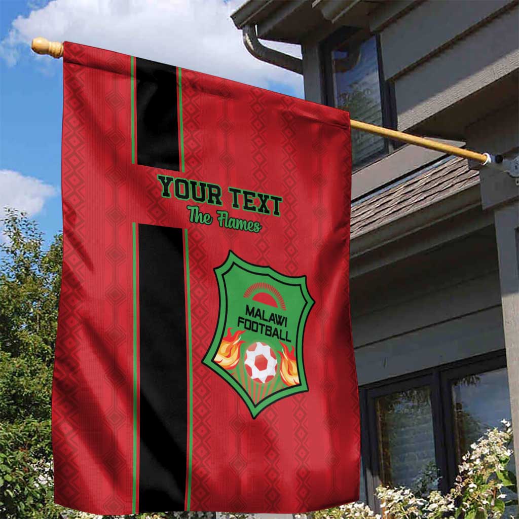 Custom Afro Malawi Football Garden Flag Go Champions - African Pattern LT15