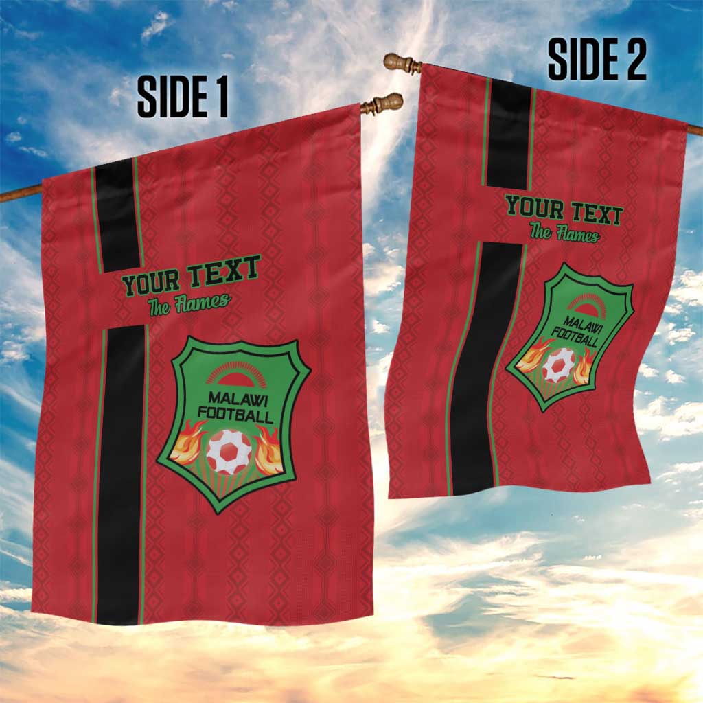 Custom Afro Malawi Football Garden Flag Go Champions - African Pattern LT15