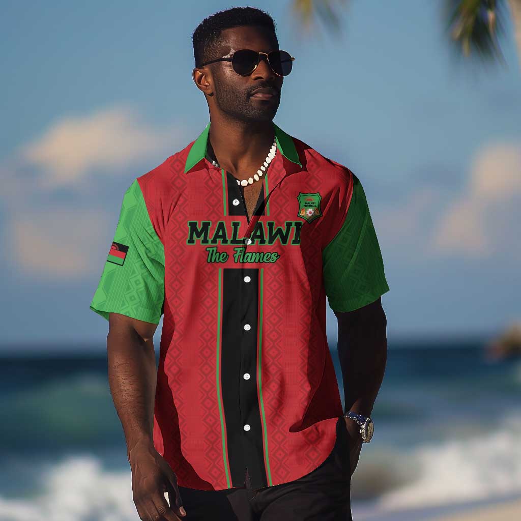 Custom Afro Malawi Football Hawaiian Shirt Go Champions - African Pattern LT15