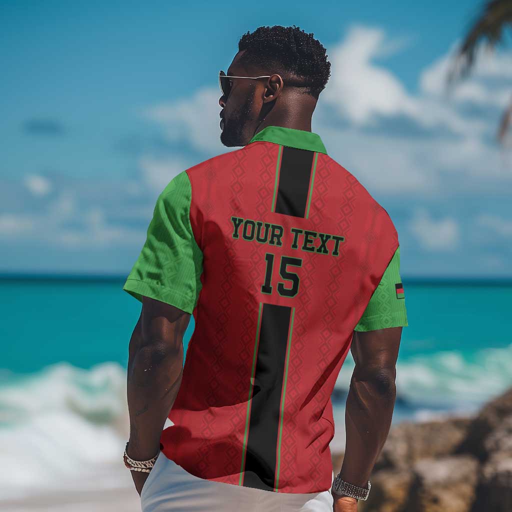 Custom Afro Malawi Football Hawaiian Shirt Go Champions - African Pattern LT15