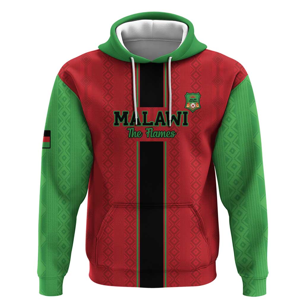 Custom Malawi Football Hoodie Go Flames LT15