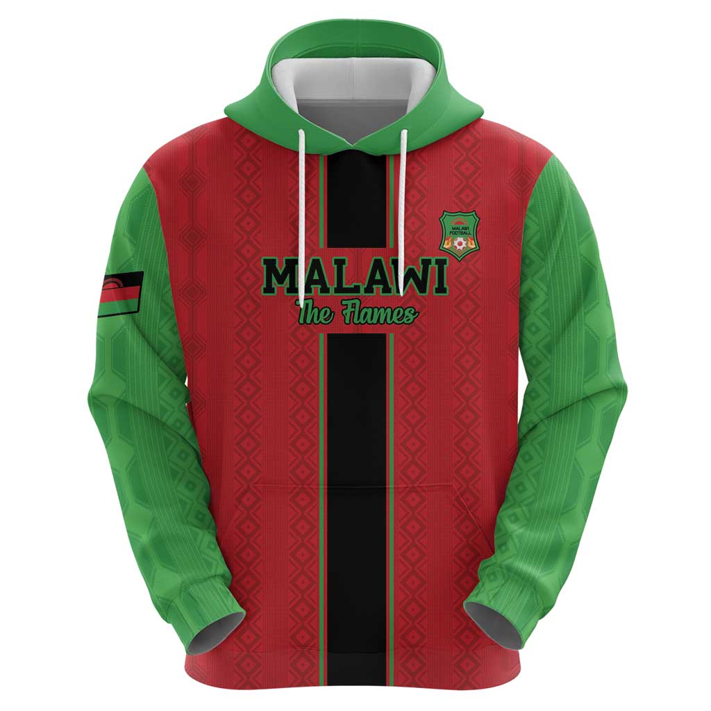 Custom Malawi Football Hoodie Go Flames LT15