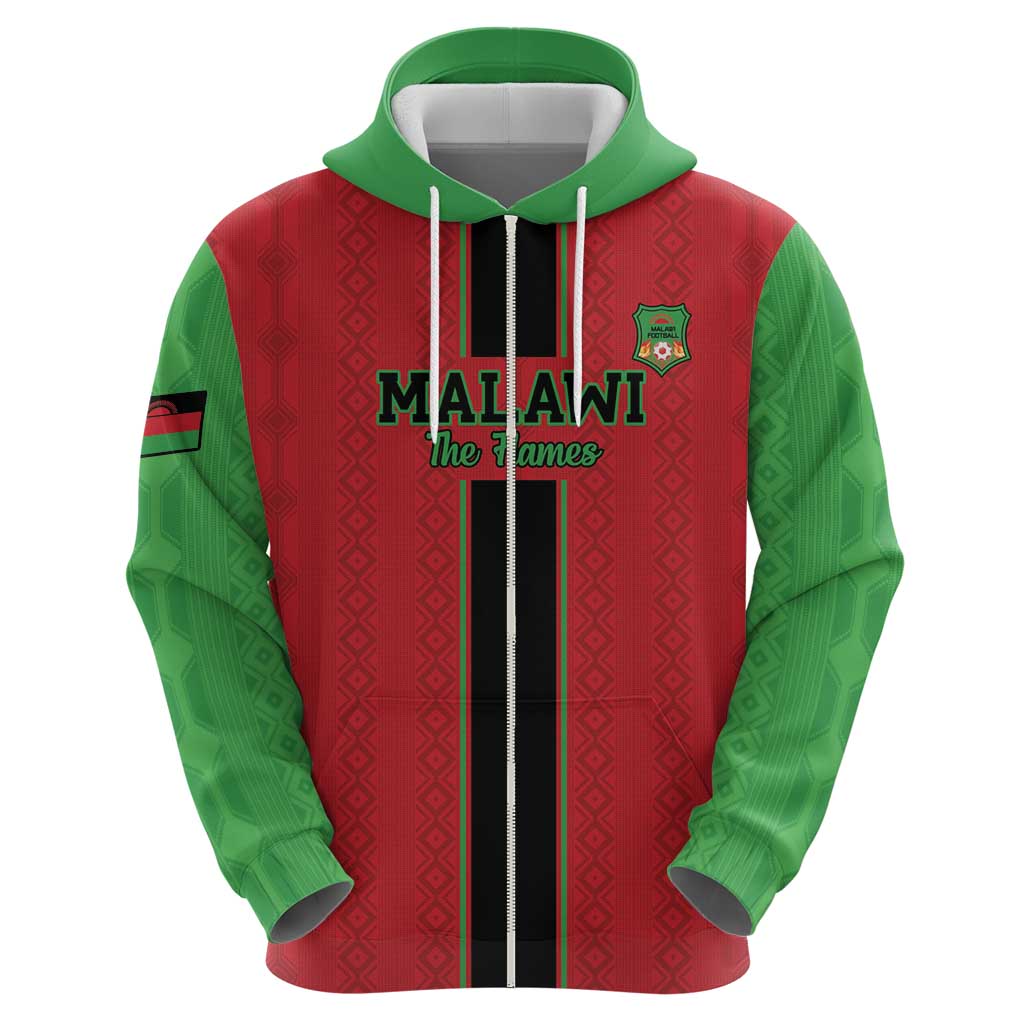 Custom Malawi Football Hoodie Go Flames LT15