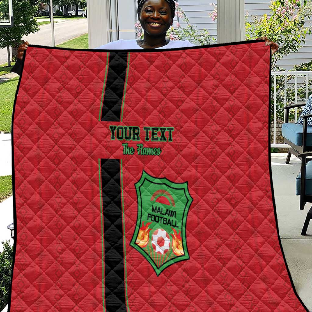 Custom Afro Malawi Football Quilt Go Champions - African Pattern LT15