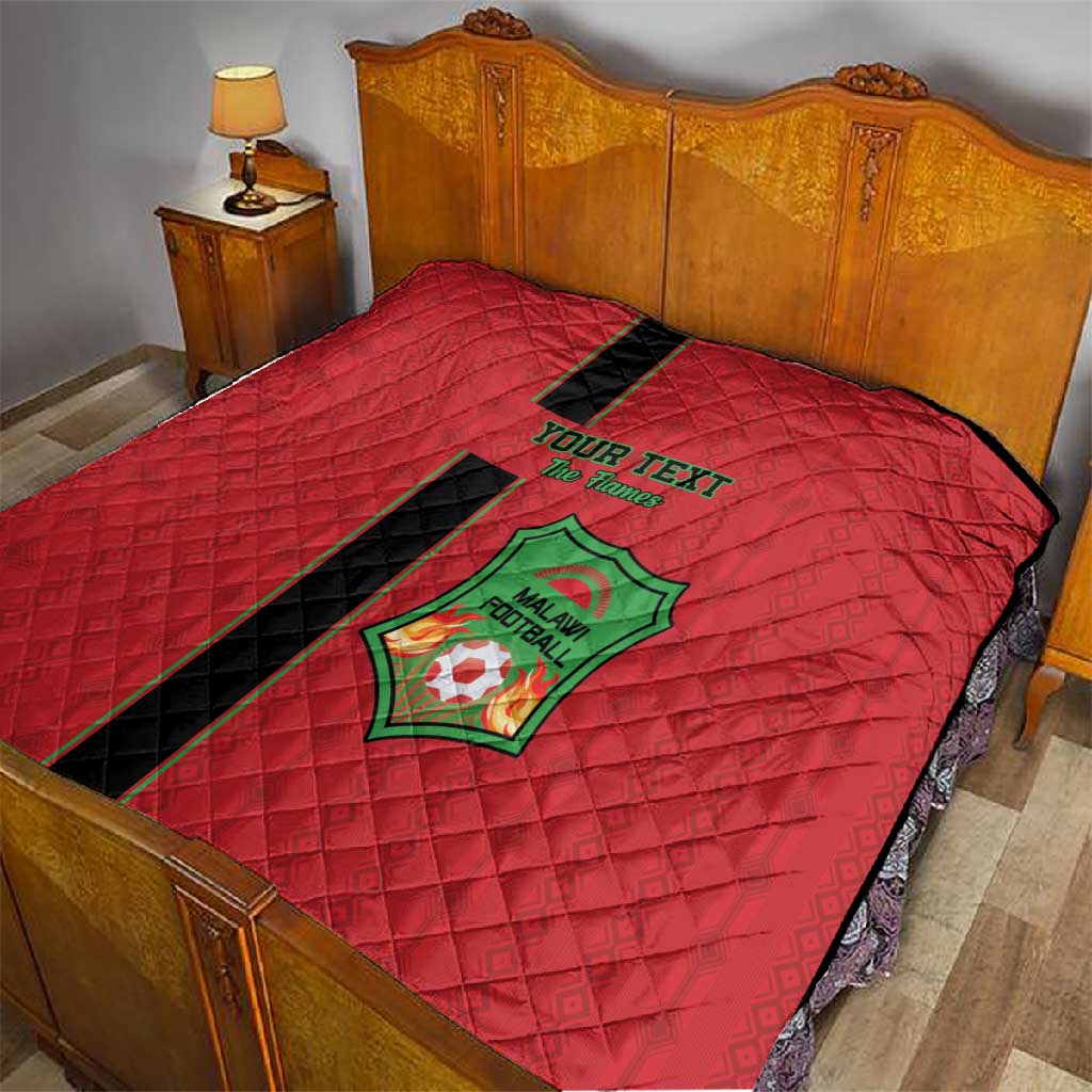 Custom Afro Malawi Football Quilt Go Champions - African Pattern LT15