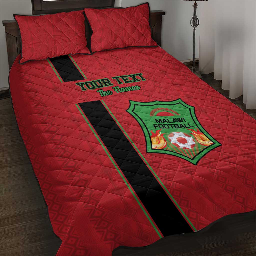 Custom Afro Malawi Football Quilt Bed Set Go Champions - African Pattern LT15