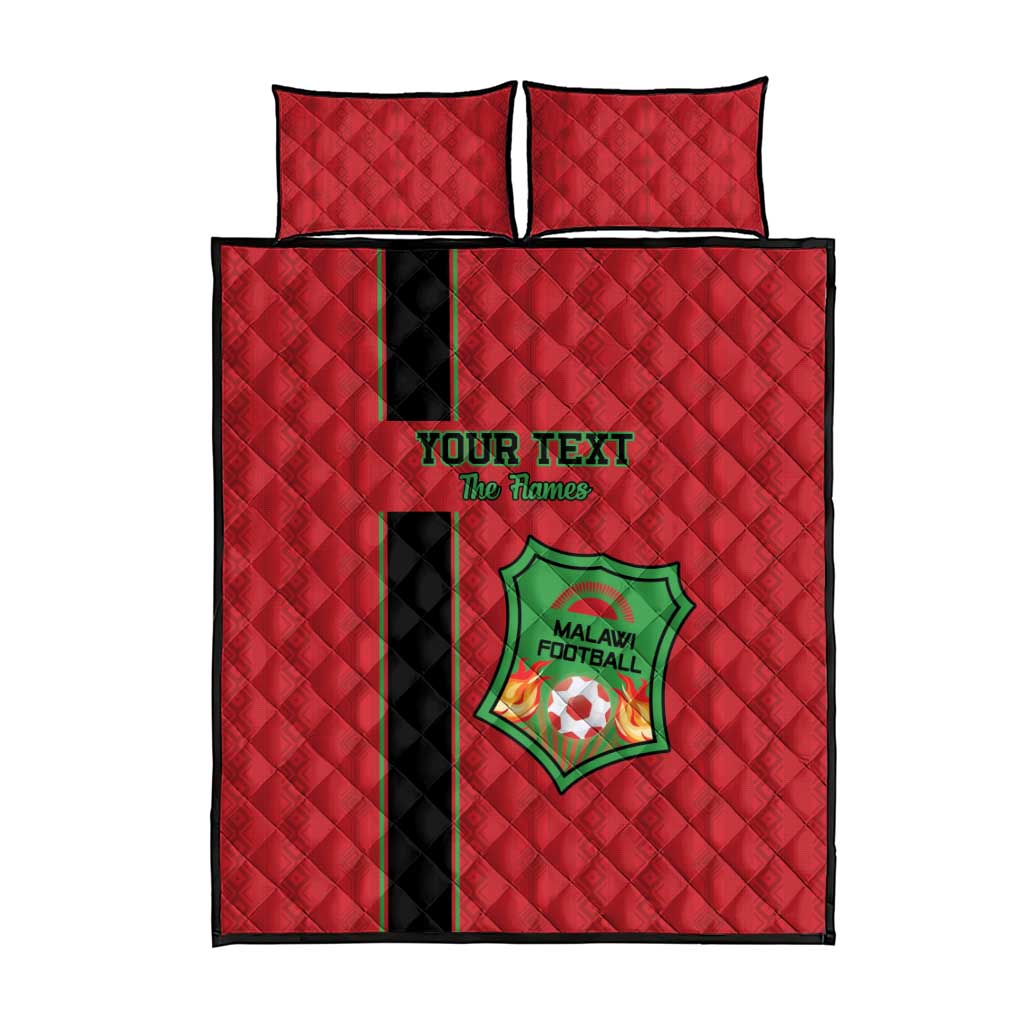 Custom Afro Malawi Football Quilt Bed Set Go Champions - African Pattern LT15