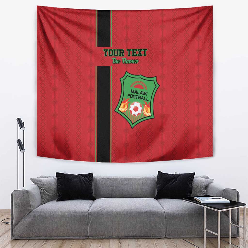 Custom Afro Malawi Football Tapestry Go Champions - African Pattern LT15
