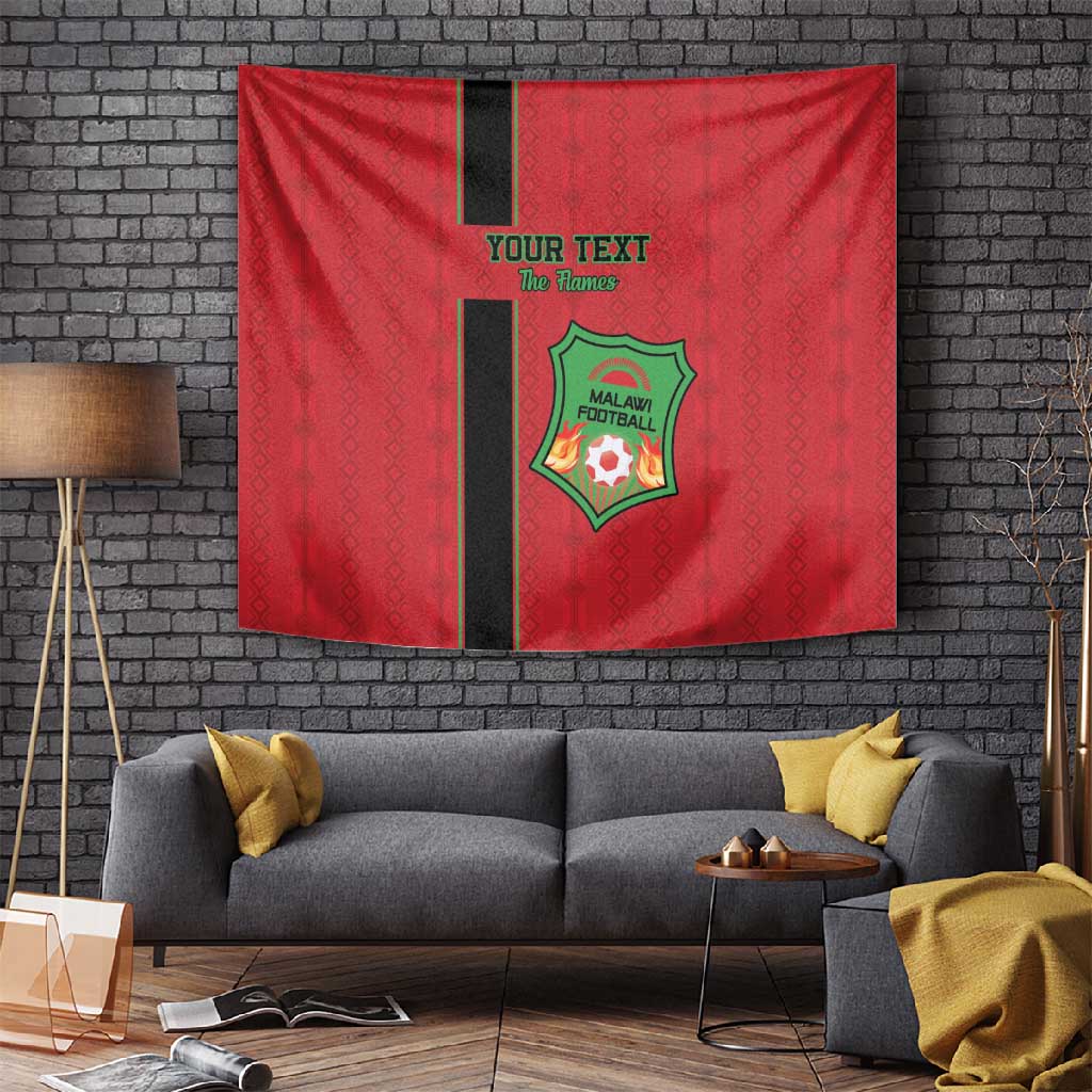 Custom Afro Malawi Football Tapestry Go Champions - African Pattern LT15