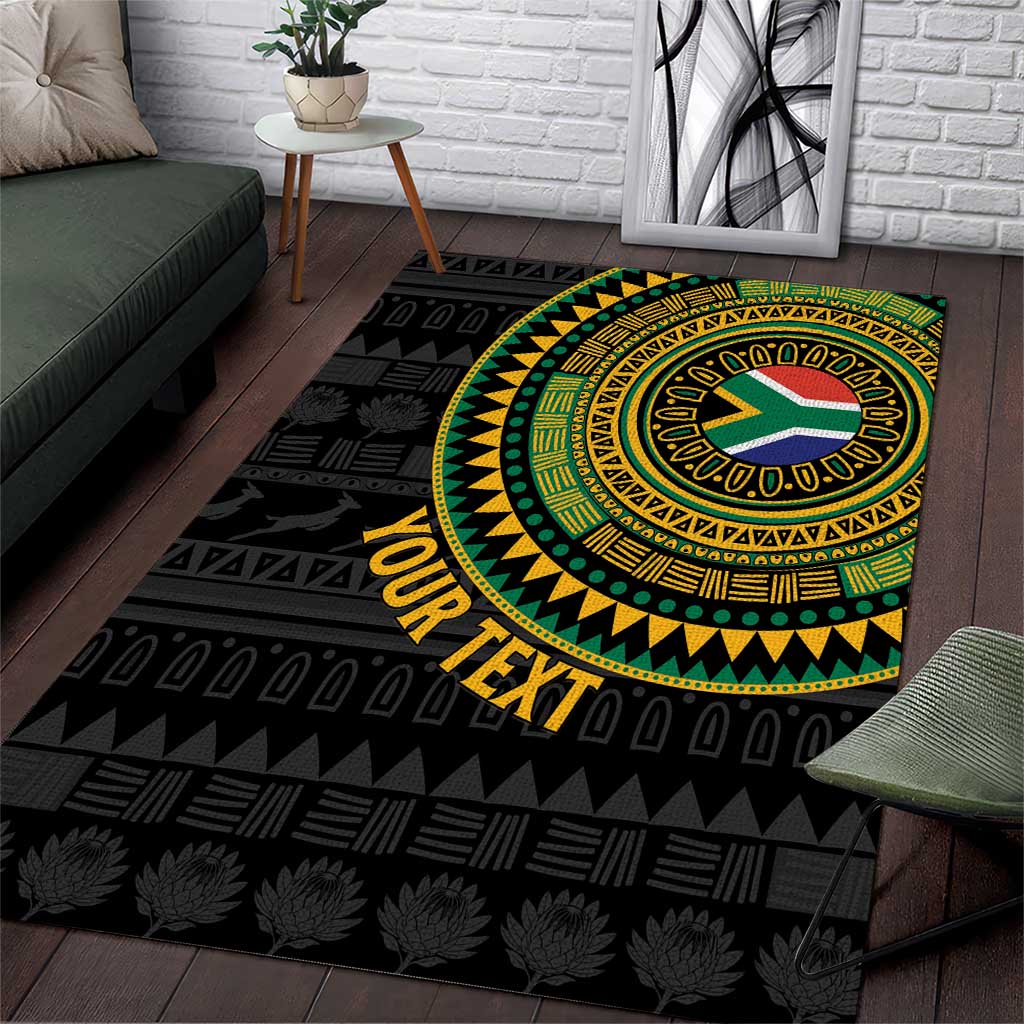 Personalised South Africa African Tribal Pattern Area Rug Chest Arm Tattoo LT15
