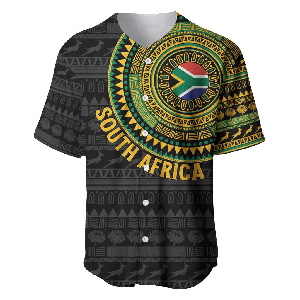 Personalised South Africa African Tribal Pattern Baseball Jersey Chest Arm Tattoo LT15