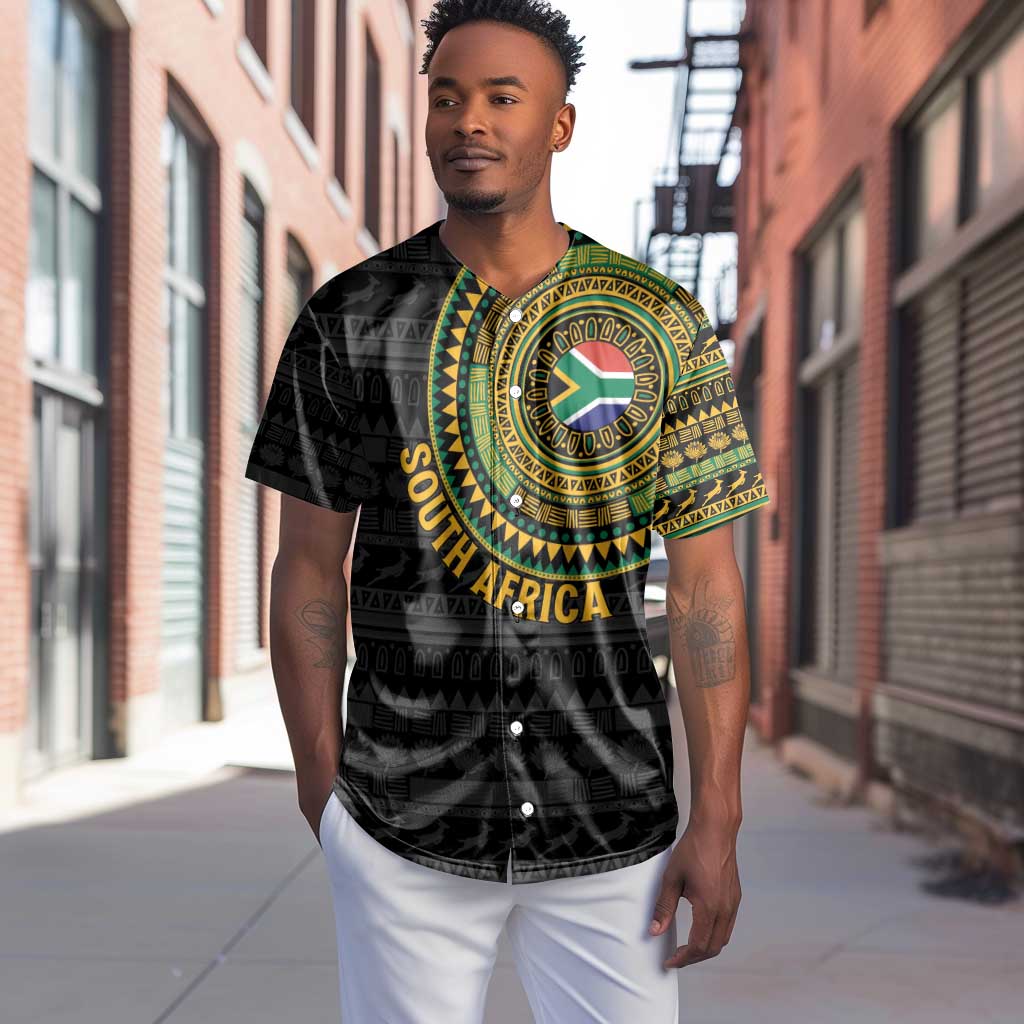 Personalised South Africa African Tribal Pattern Baseball Jersey Chest Arm Tattoo LT15