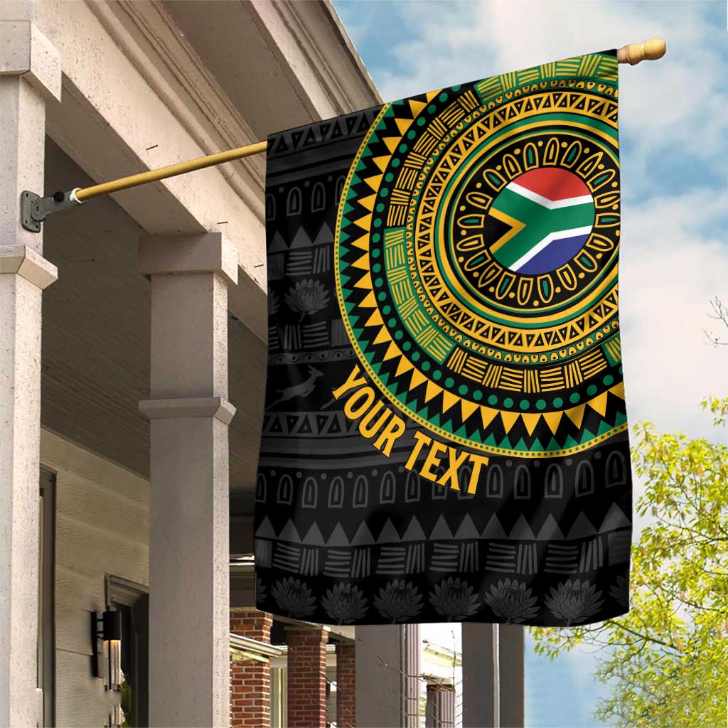 Personalised South Africa African Tribal Pattern Garden Flag Chest Arm Tattoo LT15