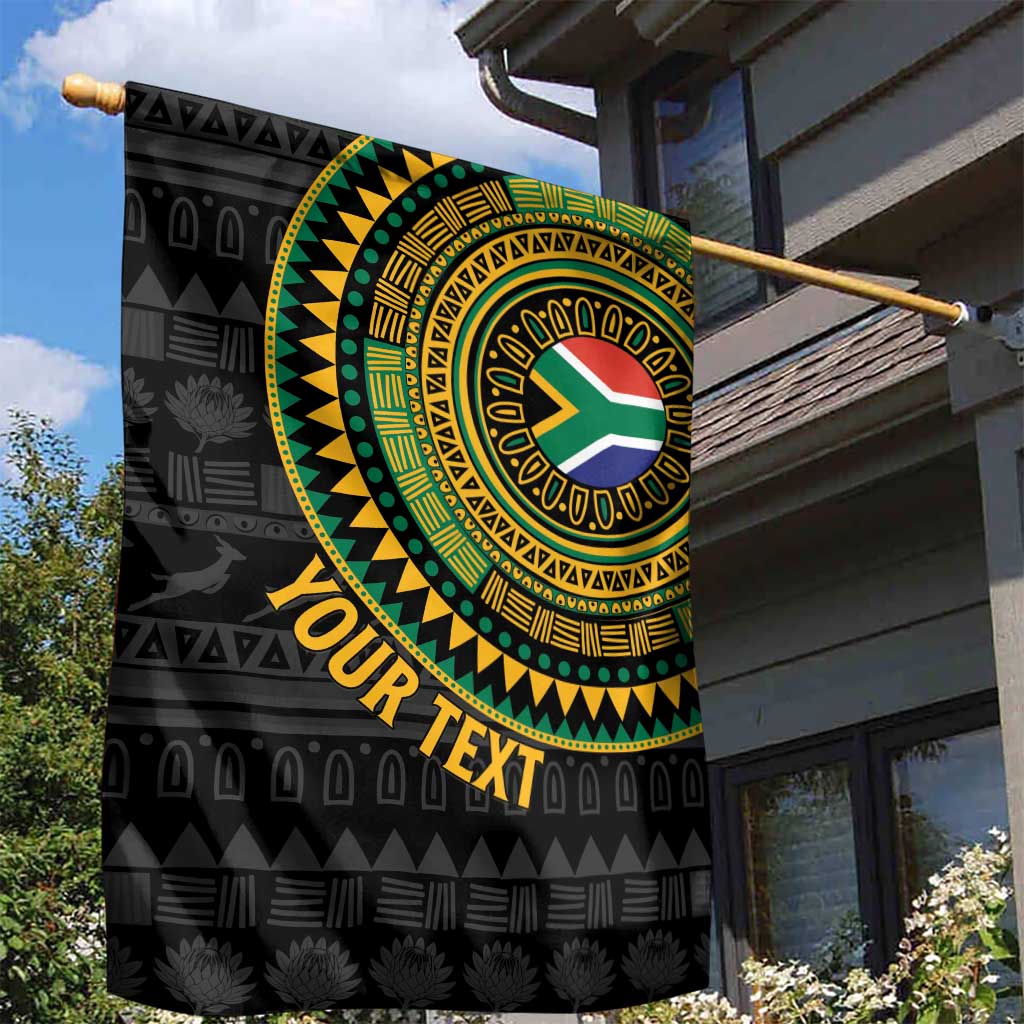 Personalised South Africa African Tribal Pattern Garden Flag Chest Arm Tattoo LT15
