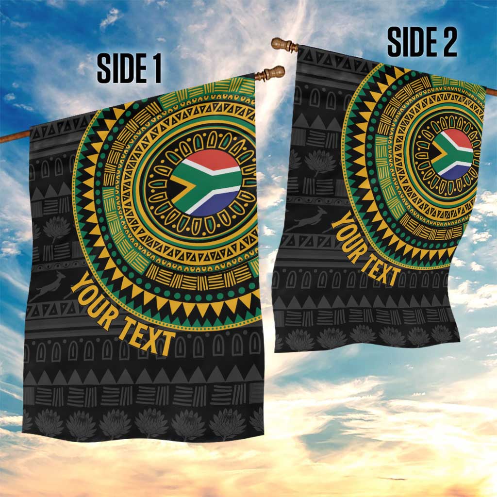 Personalised South Africa African Tribal Pattern Garden Flag Chest Arm Tattoo LT15