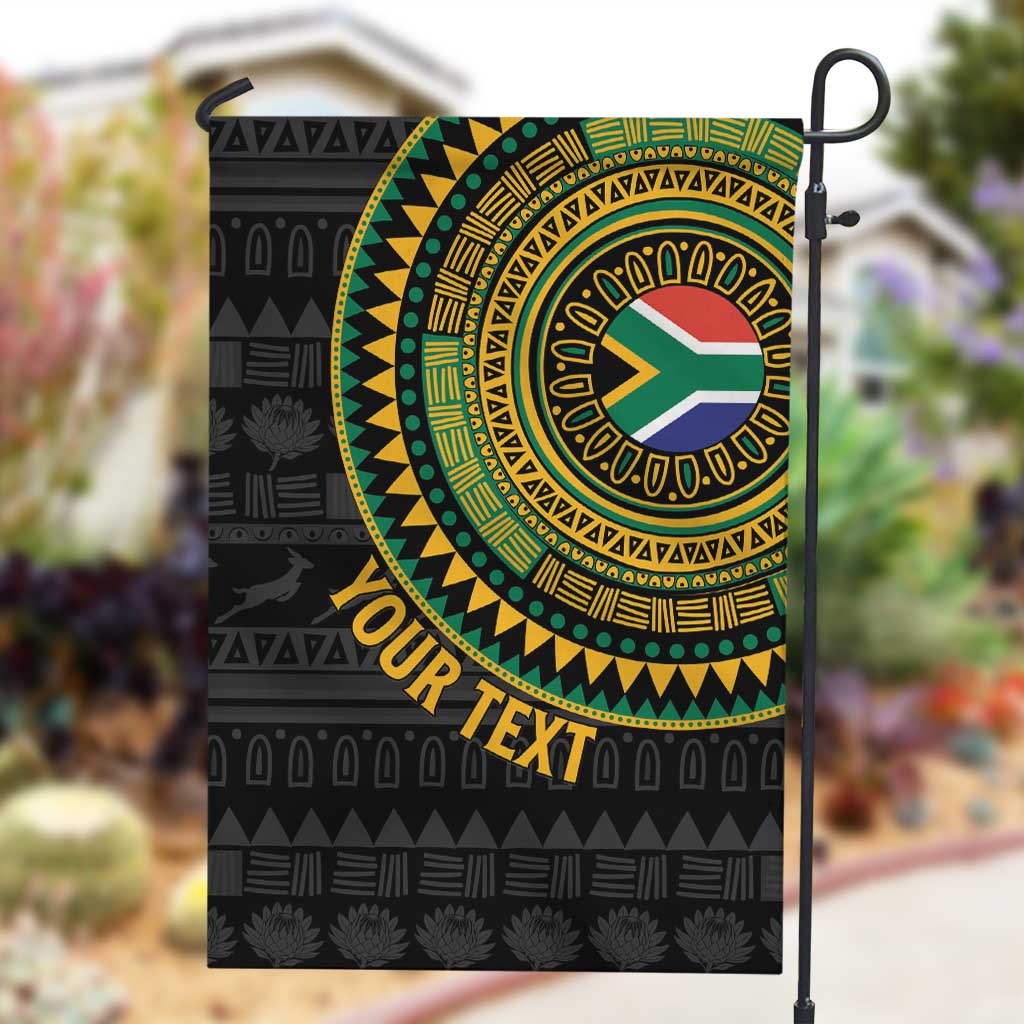 Personalised South Africa African Tribal Pattern Garden Flag Chest Arm Tattoo LT15
