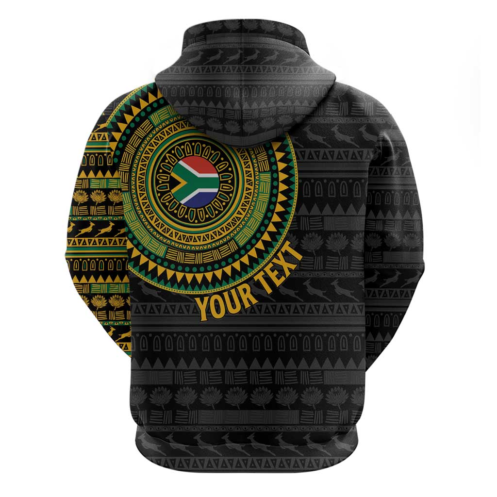 Personalised South Africa Hoodie African Tribal Pattern LT15