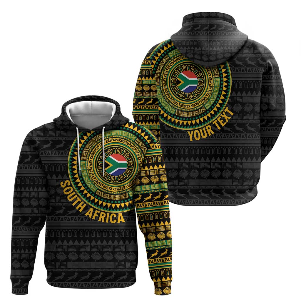 Personalised South Africa Hoodie African Tribal Pattern LT15