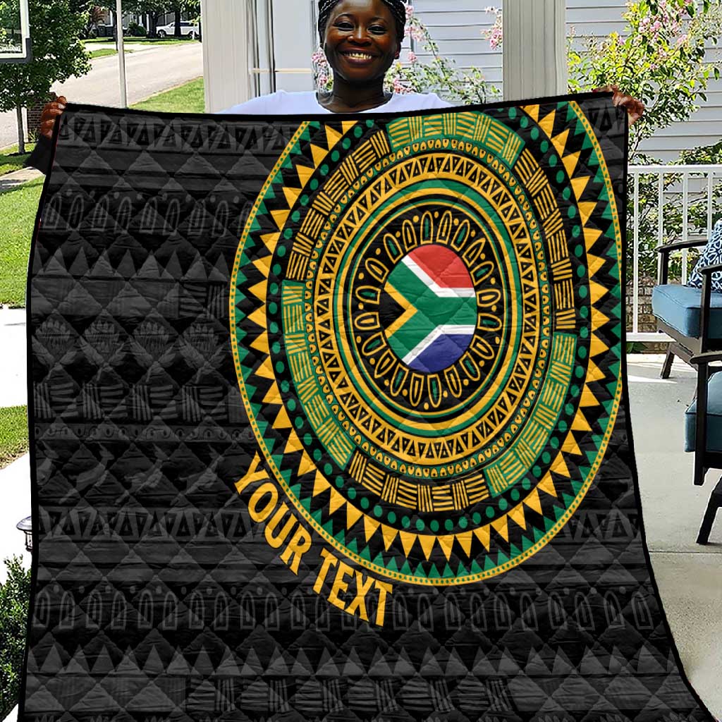 Personalised South Africa African Tribal Pattern Quilt Chest Arm Tattoo LT15