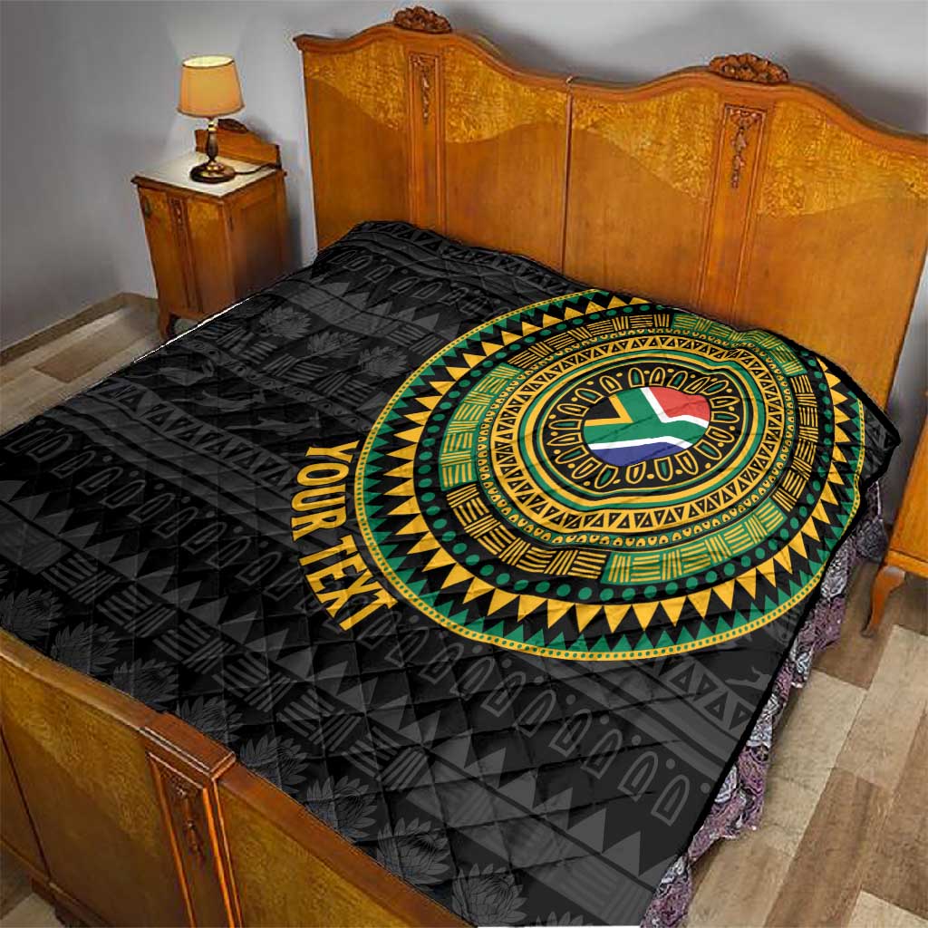 Personalised South Africa African Tribal Pattern Quilt Chest Arm Tattoo LT15
