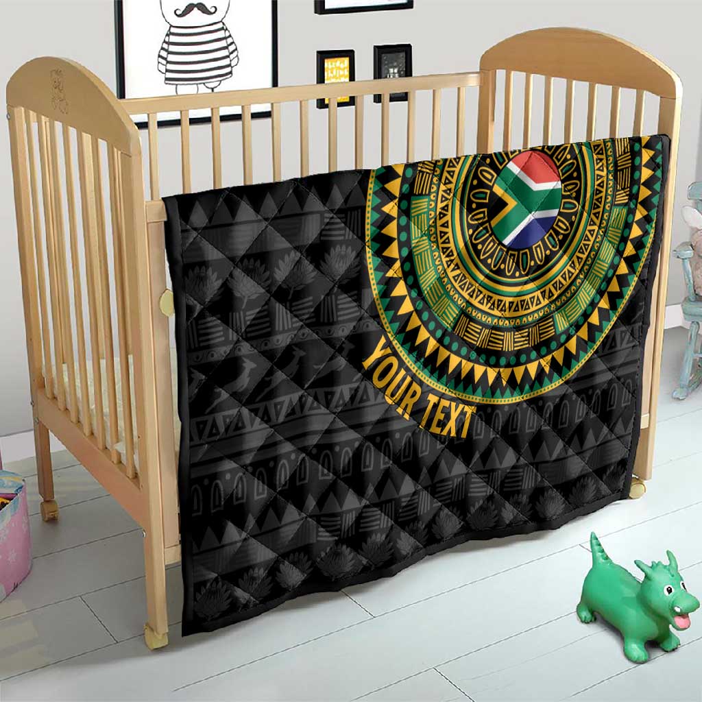 Personalised South Africa African Tribal Pattern Quilt Chest Arm Tattoo LT15